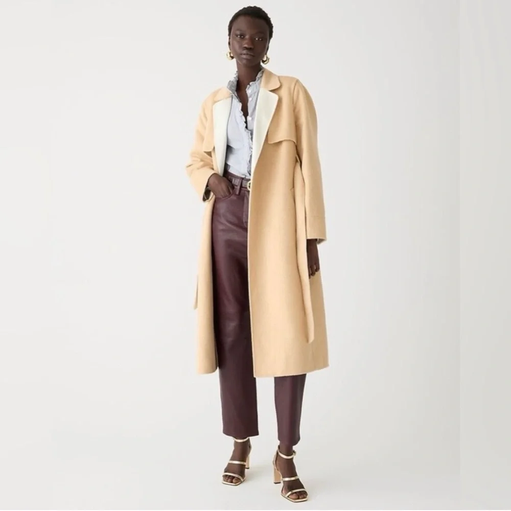 J Crew Harriet Trench Coat | Khaki Honey | Women’s Size XL